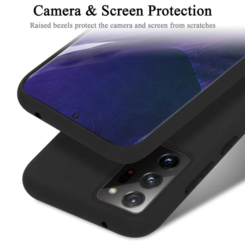 Cadorabo Hülle kompatibel mit Samsung Galaxy NOTE 20 ULTRA Schutzhülle aus flexiblem TPU Silikon