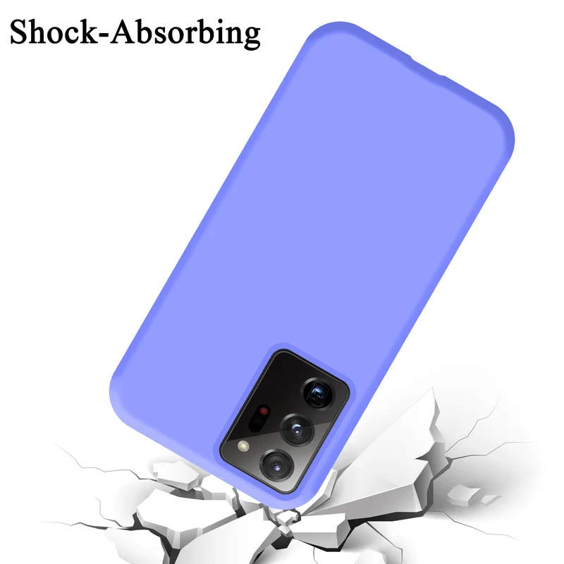 Cadorabo Hülle kompatibel mit Samsung Galaxy NOTE 20 ULTRA Schutzhülle aus flexiblem TPU Silikon