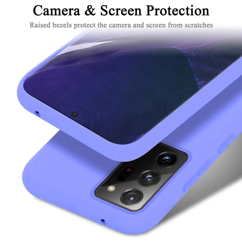 Cadorabo Hülle kompatibel mit Samsung Galaxy NOTE 20 ULTRA Schutzhülle aus flexiblem TPU Silikon