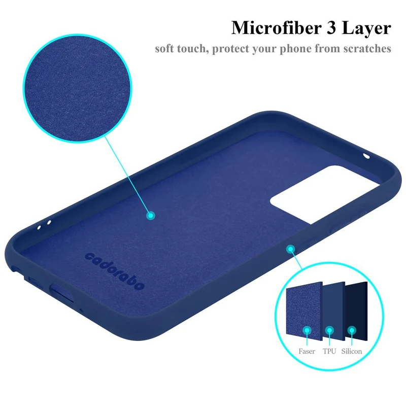 Cadorabo Hülle kompatibel mit Samsung Galaxy NOTE 20 ULTRA Schutzhülle aus flexiblem TPU Silikon