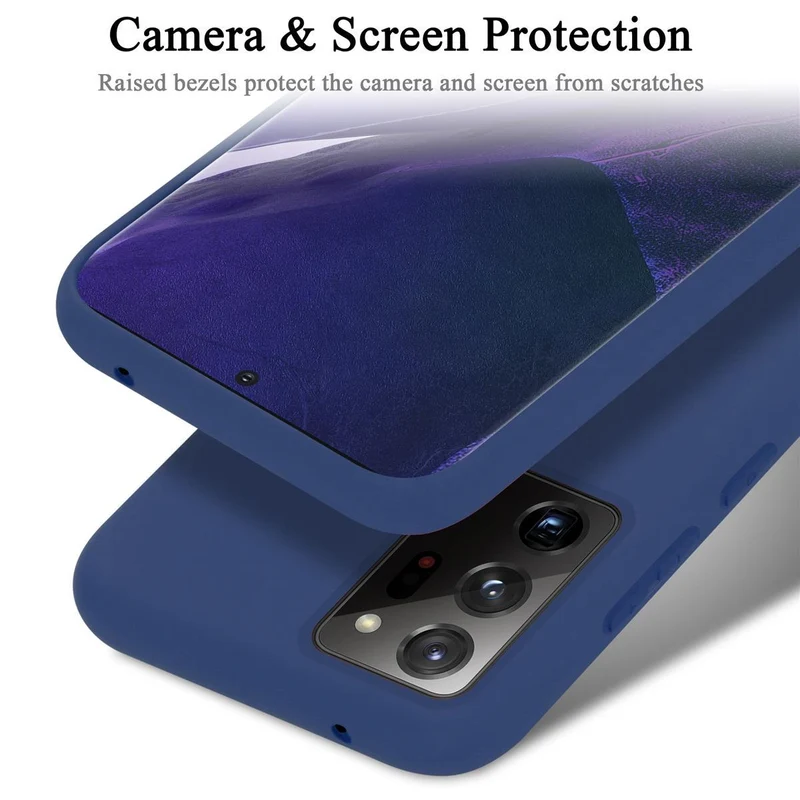 Cadorabo Hülle kompatibel mit Samsung Galaxy NOTE 20 ULTRA Schutzhülle aus flexiblem TPU Silikon