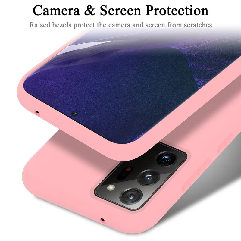 Cadorabo Hülle kompatibel mit Samsung Galaxy NOTE 20 ULTRA Schutzhülle aus flexiblem TPU Silikon
