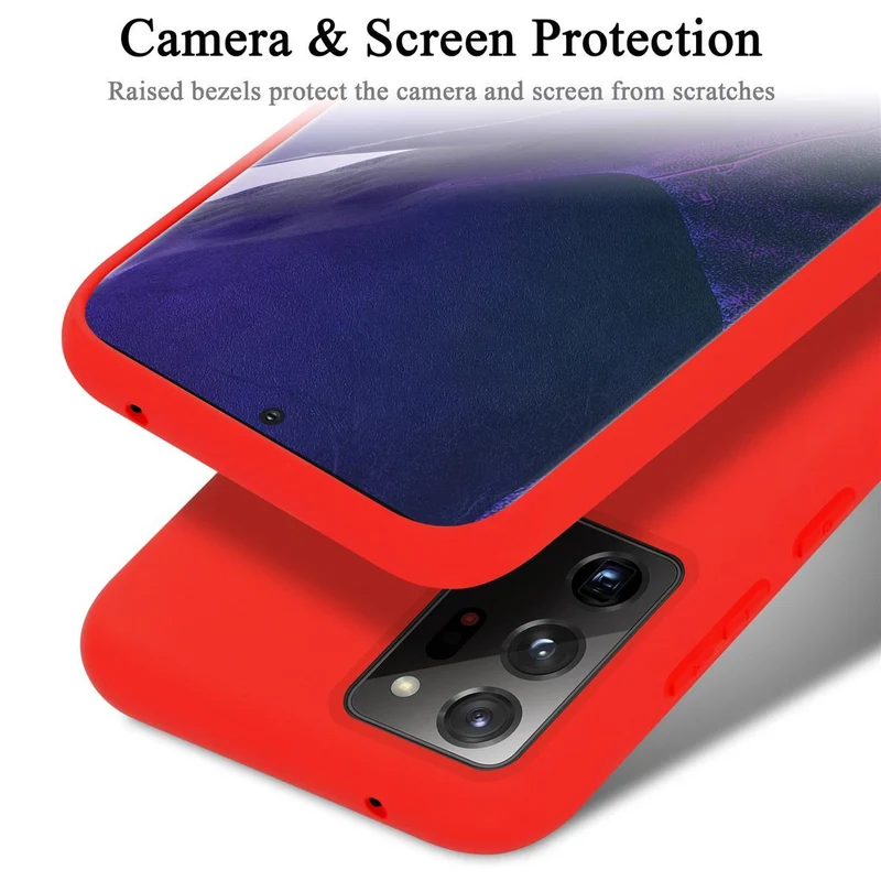 Cadorabo Hülle kompatibel mit Samsung Galaxy NOTE 20 ULTRA Schutzhülle aus flexiblem TPU Silikon