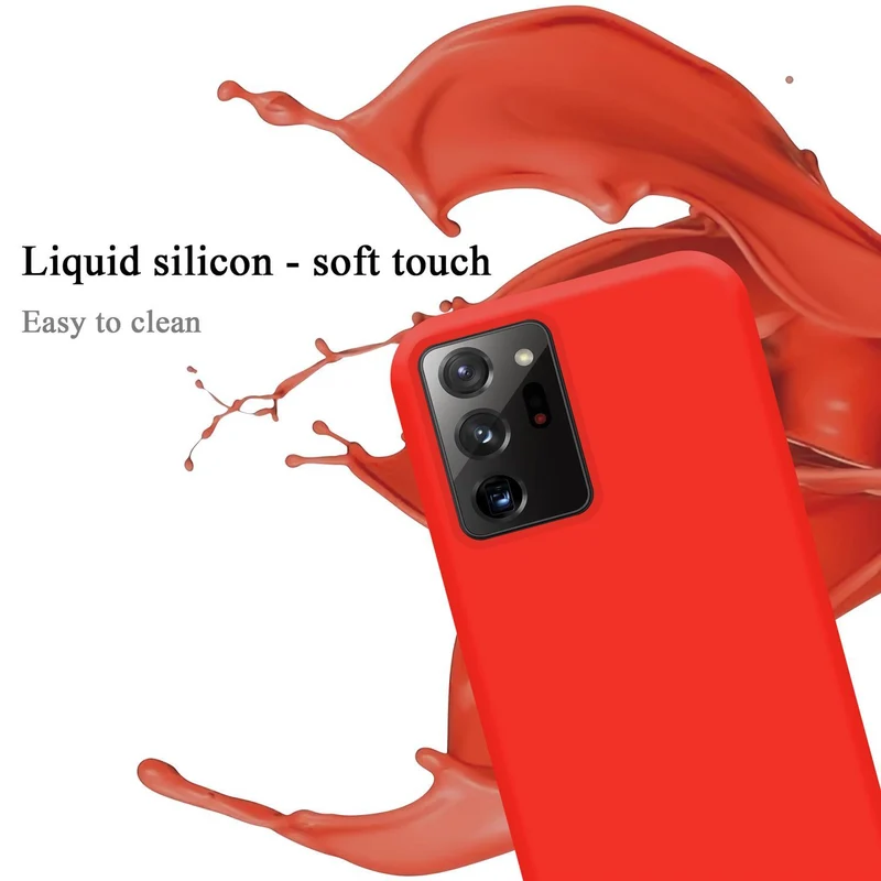 Cadorabo Hülle kompatibel mit Samsung Galaxy NOTE 20 ULTRA Schutzhülle aus flexiblem TPU Silikon