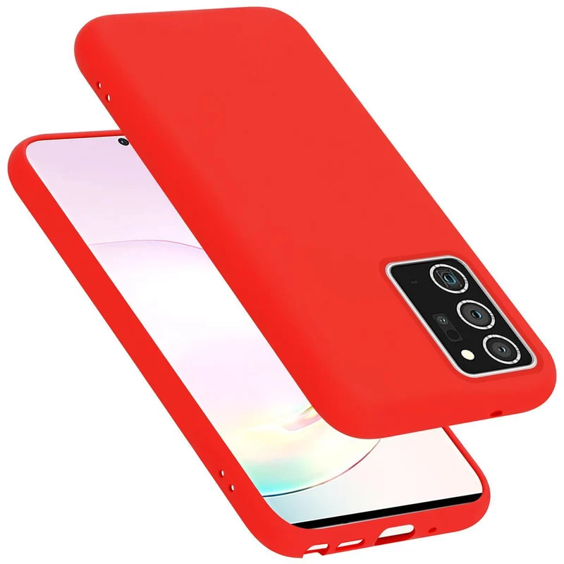 Cadorabo Hülle kompatibel mit Samsung Galaxy NOTE 20 PLUS Schutzhülle aus flexiblem TPU Silikon