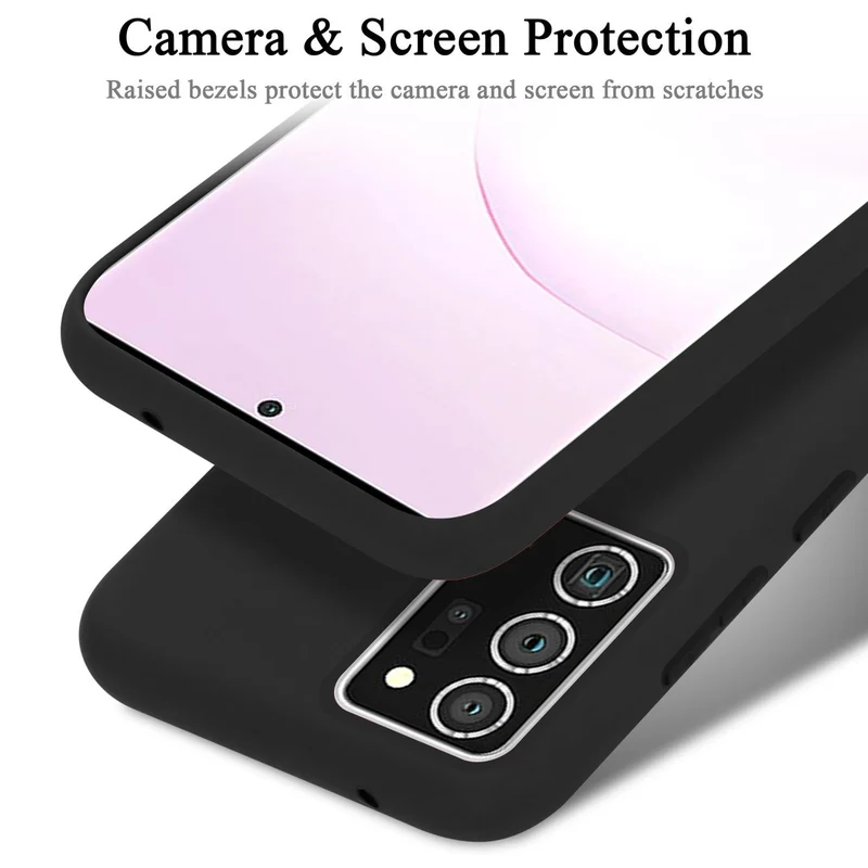 Cadorabo Hülle kompatibel mit Samsung Galaxy NOTE 20 PLUS Schutzhülle aus flexiblem TPU Silikon