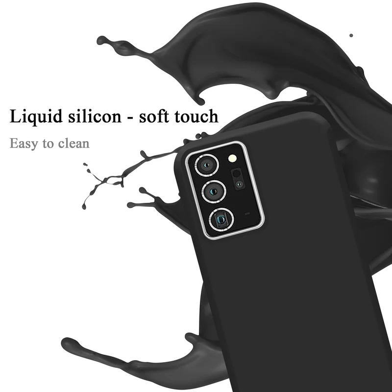Cadorabo Hülle kompatibel mit Samsung Galaxy NOTE 20 PLUS Schutzhülle aus flexiblem TPU Silikon