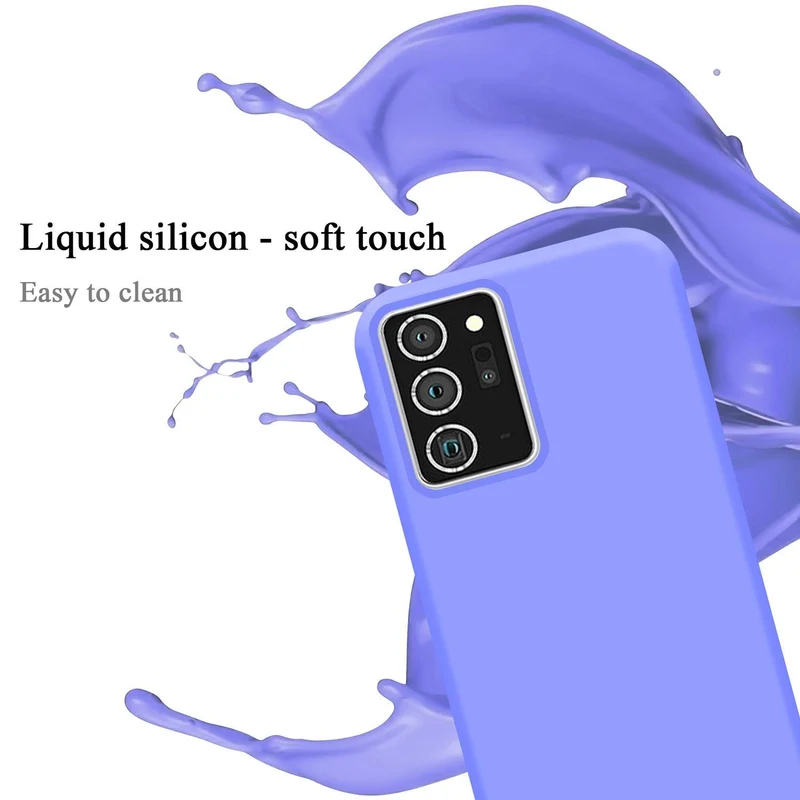 Cadorabo Hülle kompatibel mit Samsung Galaxy NOTE 20 PLUS Schutzhülle aus flexiblem TPU Silikon