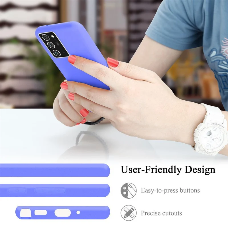 Cadorabo Hülle kompatibel mit Samsung Galaxy NOTE 20 PLUS Schutzhülle aus flexiblem TPU Silikon