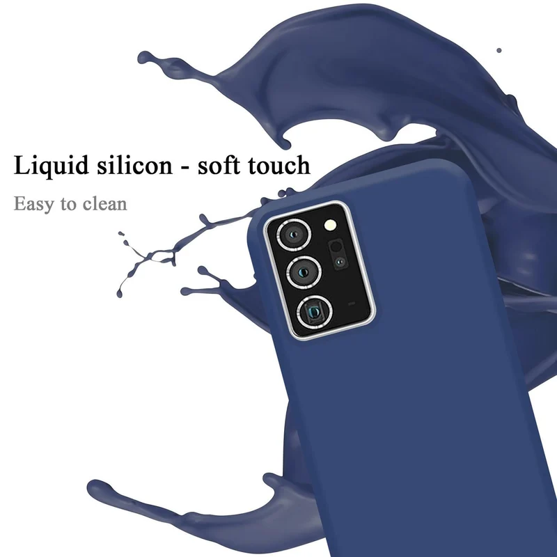 Cadorabo Hülle kompatibel mit Samsung Galaxy NOTE 20 PLUS Schutzhülle aus flexiblem TPU Silikon