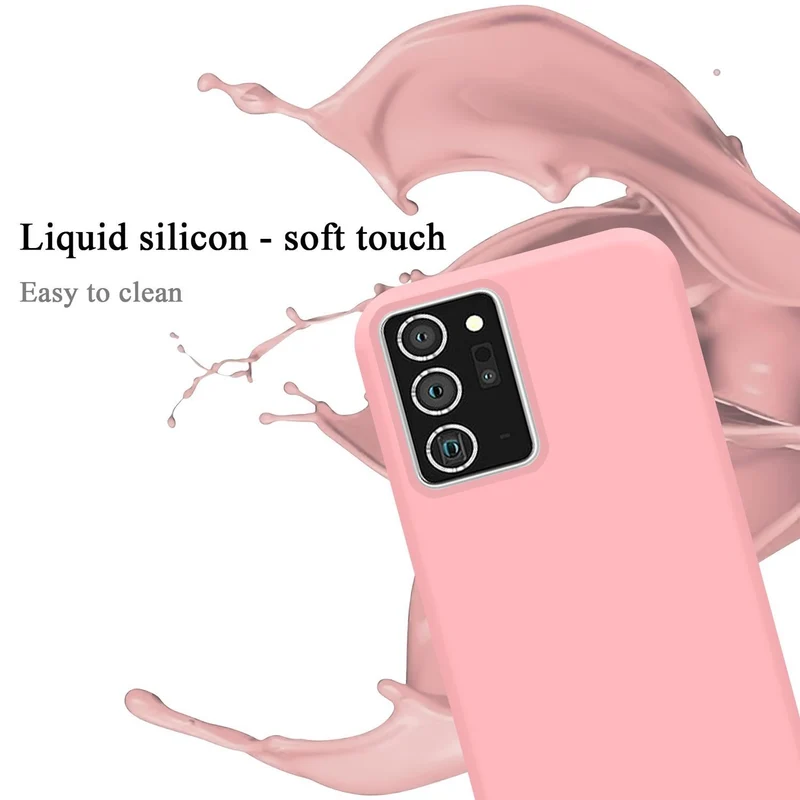 Cadorabo Hülle kompatibel mit Samsung Galaxy NOTE 20 PLUS Schutzhülle aus flexiblem TPU Silikon