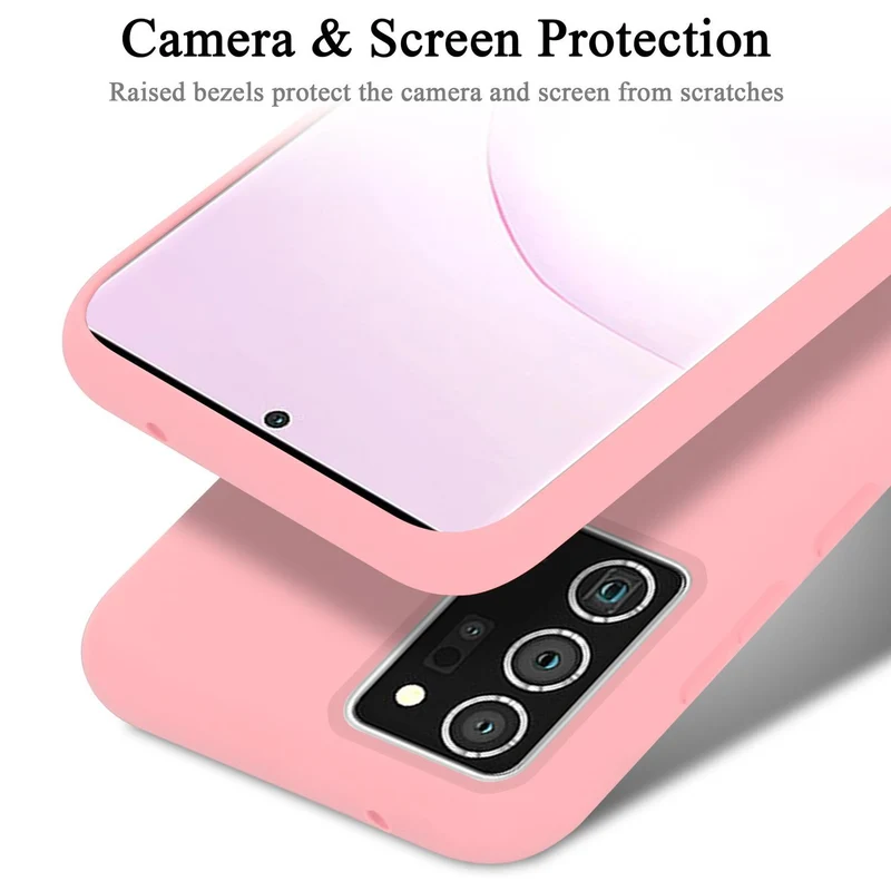 Cadorabo Hülle kompatibel mit Samsung Galaxy NOTE 20 PLUS Schutzhülle aus flexiblem TPU Silikon