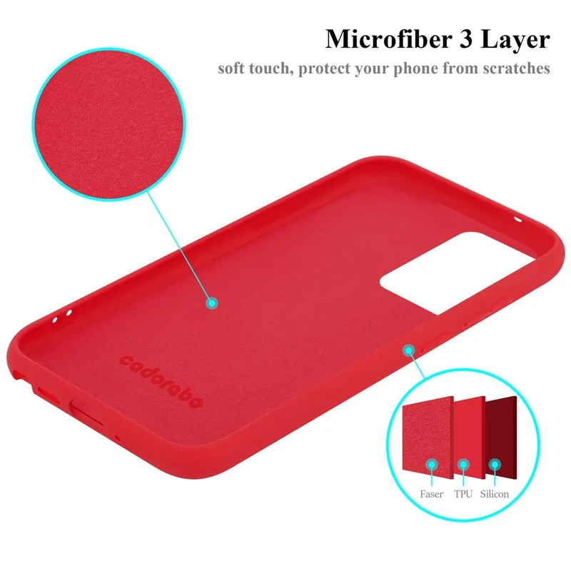 Cadorabo Hülle kompatibel mit Samsung Galaxy NOTE 20 PLUS Schutzhülle aus flexiblem TPU Silikon