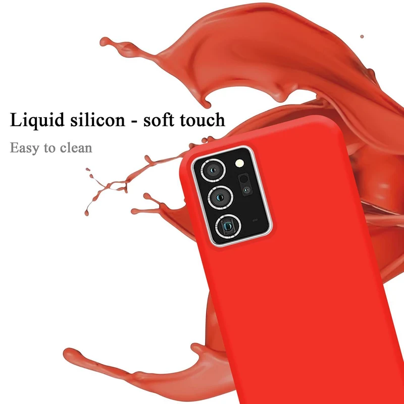 Cadorabo Hülle kompatibel mit Samsung Galaxy NOTE 20 PLUS Schutzhülle aus flexiblem TPU Silikon