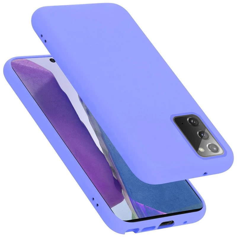 Cadorabo Hülle kompatibel mit Samsung Galaxy NOTE 20 Schutzhülle aus flexiblem TPU Silikon