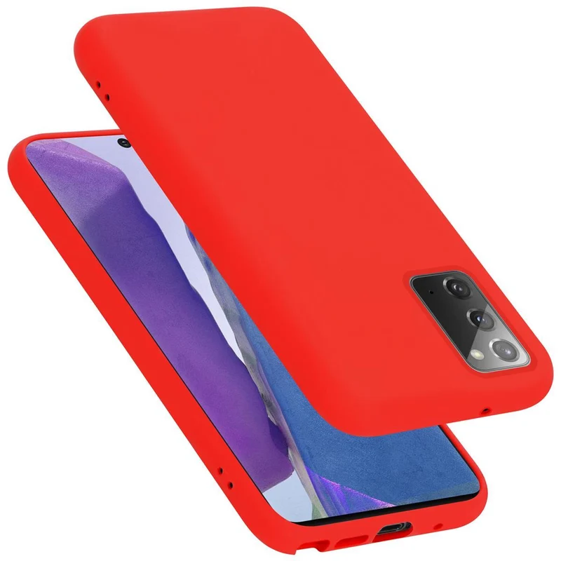 Cadorabo Hülle kompatibel mit Samsung Galaxy NOTE 20 Schutzhülle aus flexiblem TPU Silikon
