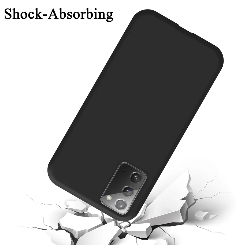 Cadorabo Hülle kompatibel mit Samsung Galaxy NOTE 20 Schutzhülle aus flexiblem TPU Silikon