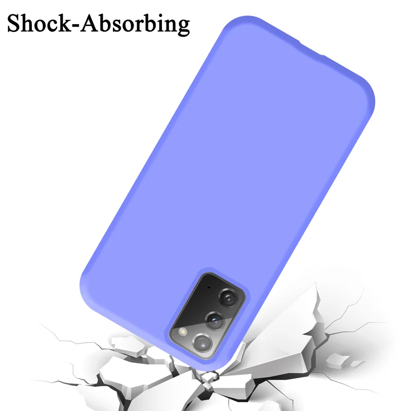 Cadorabo Hülle kompatibel mit Samsung Galaxy NOTE 20 Schutzhülle aus flexiblem TPU Silikon