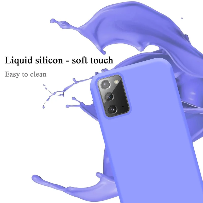 Cadorabo Hülle kompatibel mit Samsung Galaxy NOTE 20 Schutzhülle aus flexiblem TPU Silikon