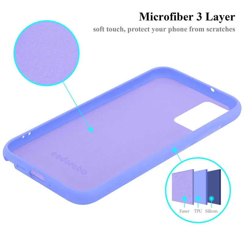 Cadorabo Hülle kompatibel mit Samsung Galaxy NOTE 20 Schutzhülle aus flexiblem TPU Silikon