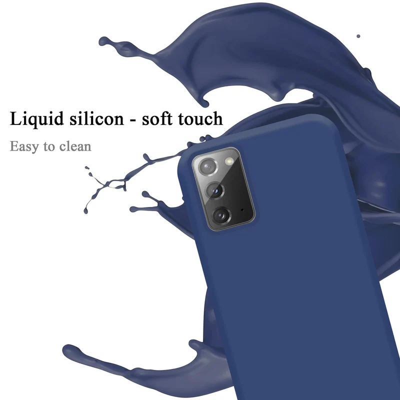 Cadorabo Hülle kompatibel mit Samsung Galaxy NOTE 20 Schutzhülle aus flexiblem TPU Silikon