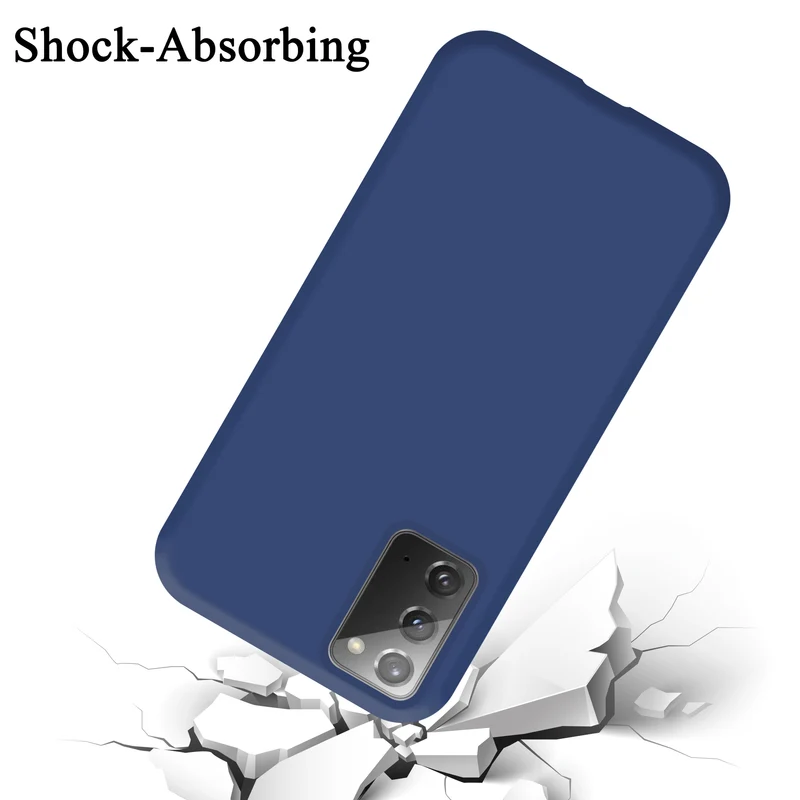 Cadorabo Hülle kompatibel mit Samsung Galaxy NOTE 20 Schutzhülle aus flexiblem TPU Silikon