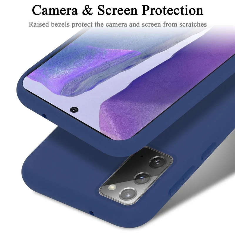Cadorabo Hülle kompatibel mit Samsung Galaxy NOTE 20 Schutzhülle aus flexiblem TPU Silikon