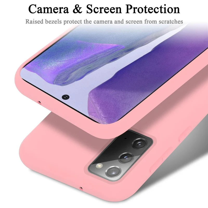 Cadorabo Hülle kompatibel mit Samsung Galaxy NOTE 20 Schutzhülle aus flexiblem TPU Silikon