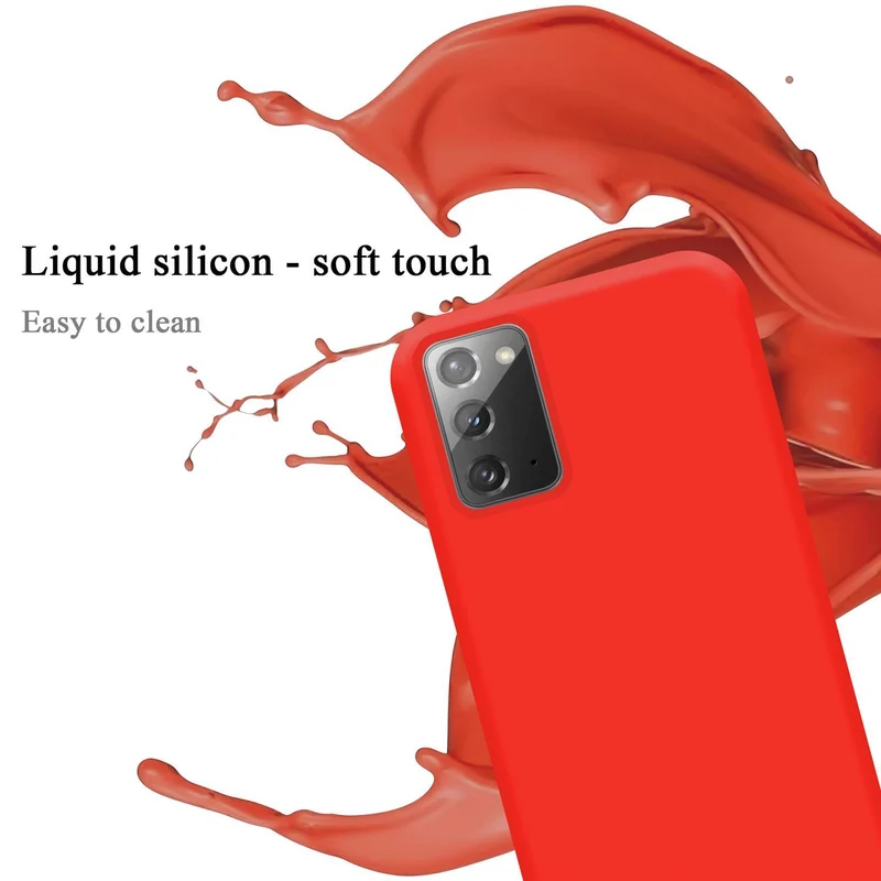 Cadorabo Hülle kompatibel mit Samsung Galaxy NOTE 20 Schutzhülle aus flexiblem TPU Silikon