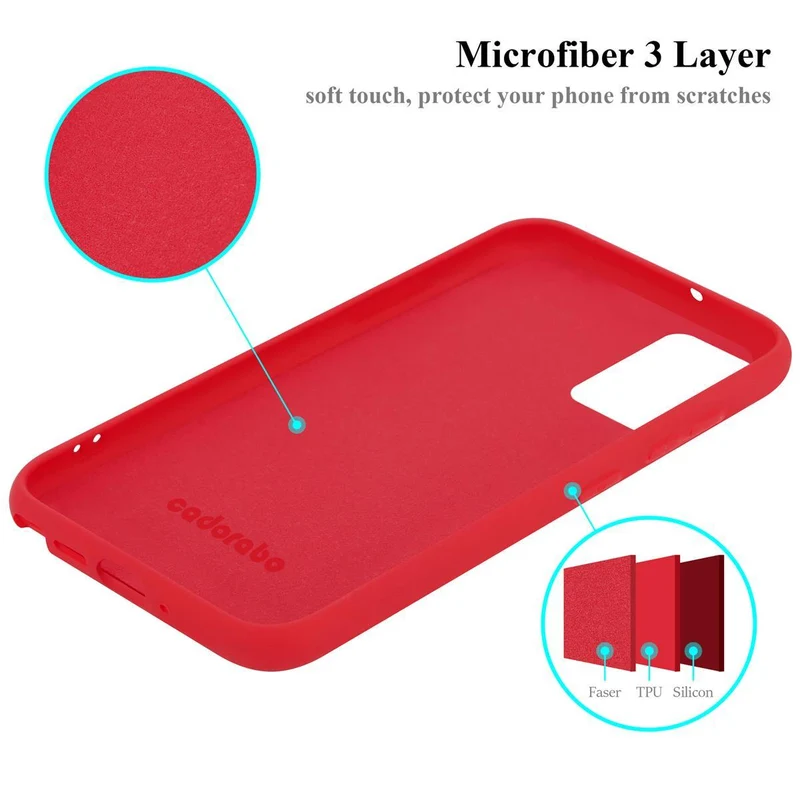 Cadorabo Hülle kompatibel mit Samsung Galaxy NOTE 20 Schutzhülle aus flexiblem TPU Silikon