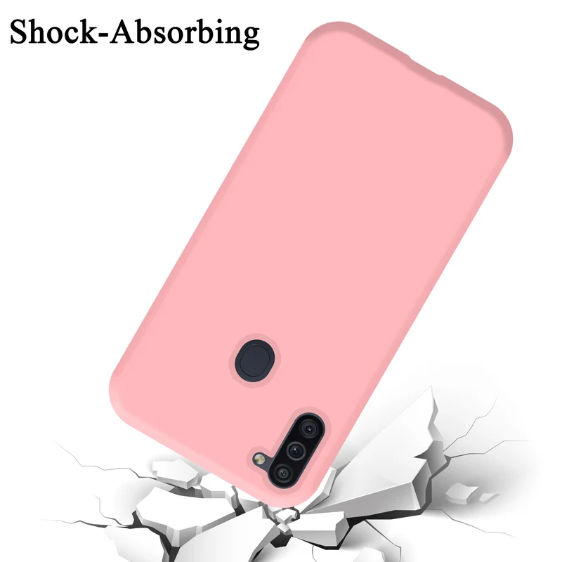Cadorabo Hülle kompatibel mit Samsung Galaxy A11 / M11 Schutzhülle aus flexiblem TPU Silikon