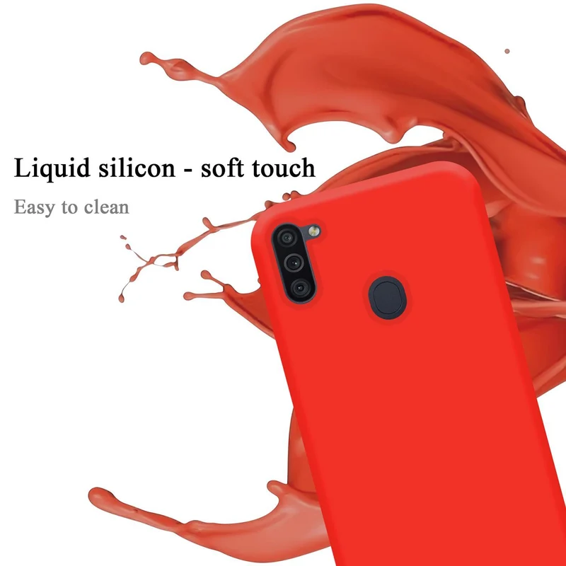 Cadorabo Hülle kompatibel mit Samsung Galaxy A11 / M11 Schutzhülle aus flexiblem TPU Silikon