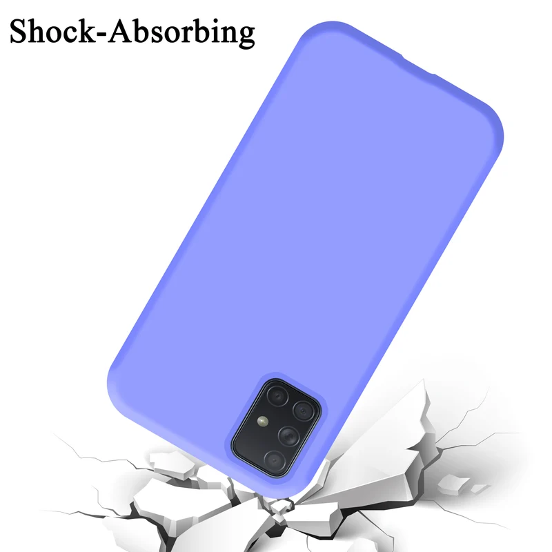 Cadorabo Hülle kompatibel mit Samsung Galaxy A71 5G Schutzhülle aus flexiblem TPU Silikon