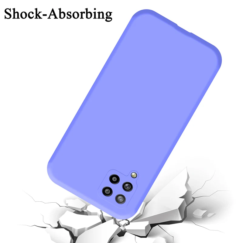 Cadorabo Hülle kompatibel mit Samsung Galaxy A42 4G Schutzhülle aus flexiblem TPU Silikon