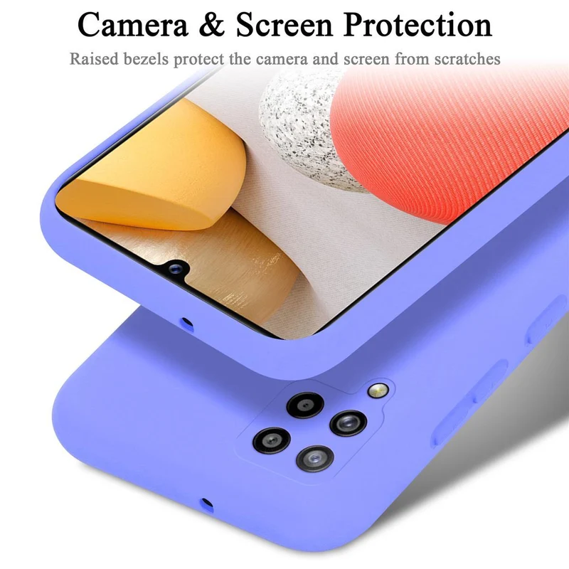Cadorabo Hülle kompatibel mit Samsung Galaxy A42 4G Schutzhülle aus flexiblem TPU Silikon