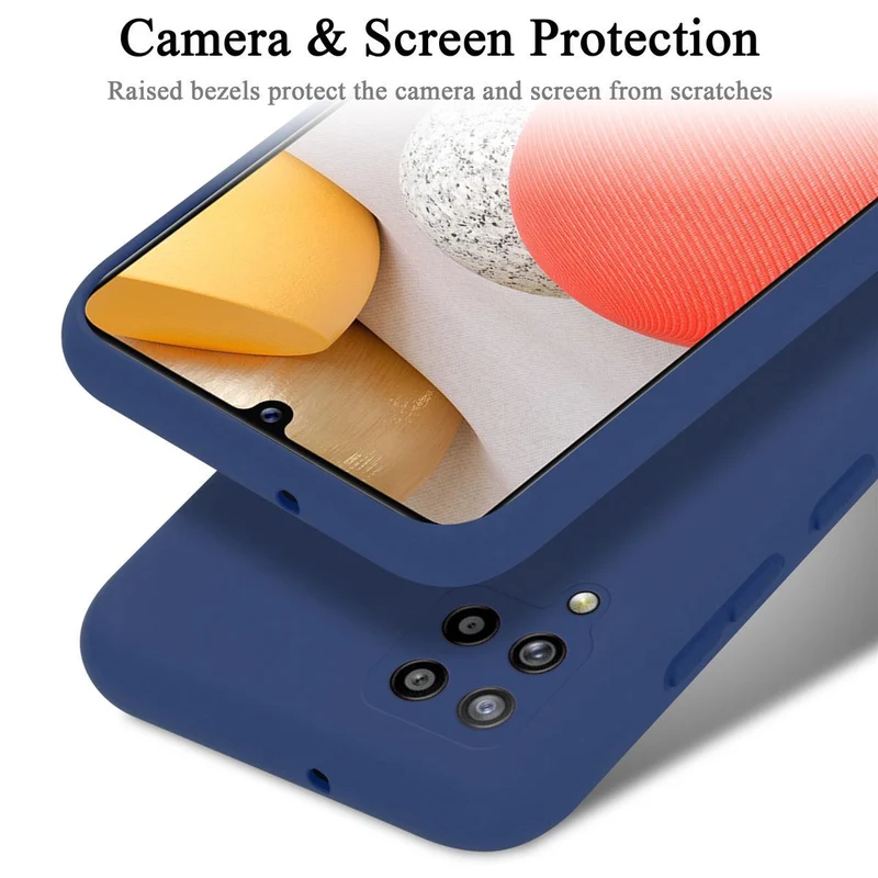 Cadorabo Hülle kompatibel mit Samsung Galaxy A42 4G Schutzhülle aus flexiblem TPU Silikon