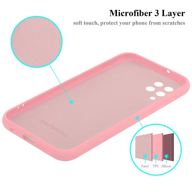 Cadorabo Hülle kompatibel mit Samsung Galaxy A42 4G Schutzhülle aus flexiblem TPU Silikon