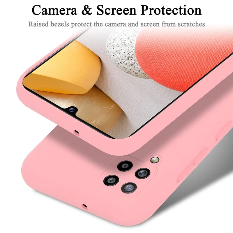 Cadorabo Hülle kompatibel mit Samsung Galaxy A42 4G Schutzhülle aus flexiblem TPU Silikon