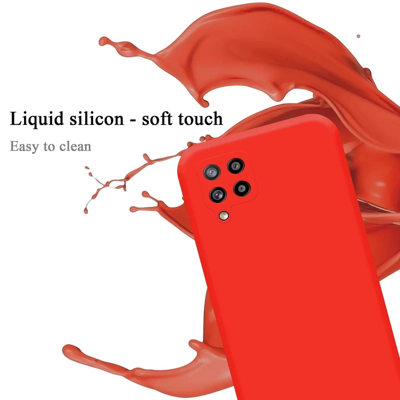 Cadorabo Hülle kompatibel mit Samsung Galaxy A42 4G Schutzhülle aus flexiblem TPU Silikon