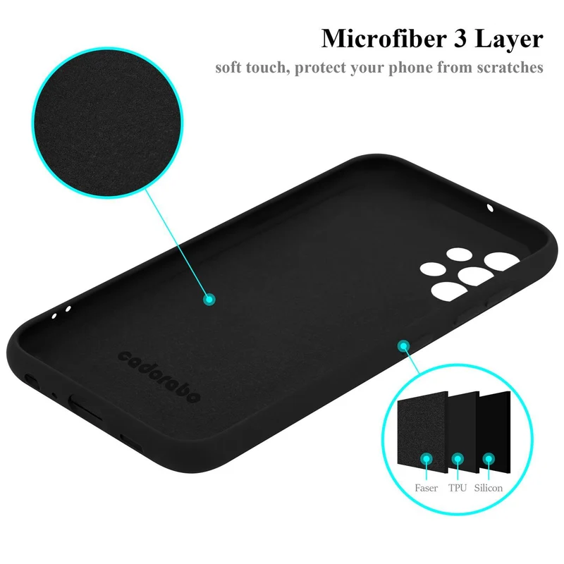 Cadorabo Hülle kompatibel mit Samsung Galaxy A32 4G Schutzhülle aus flexiblem TPU Silikon