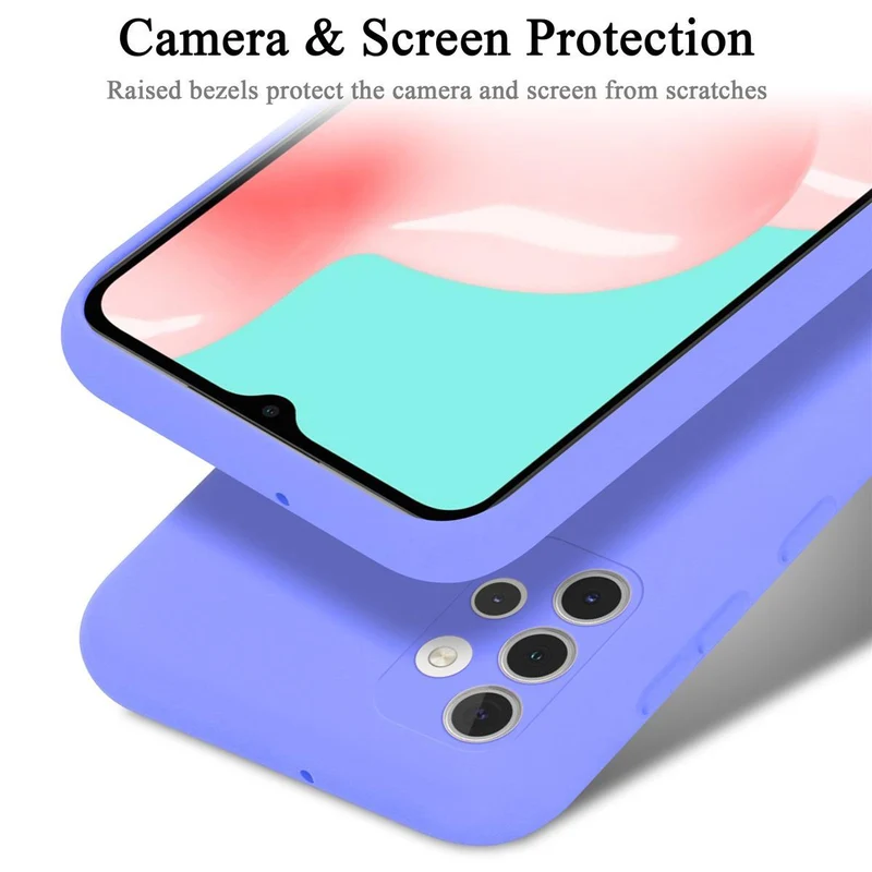 Cadorabo Hülle kompatibel mit Samsung Galaxy A32 4G Schutzhülle aus flexiblem TPU Silikon
