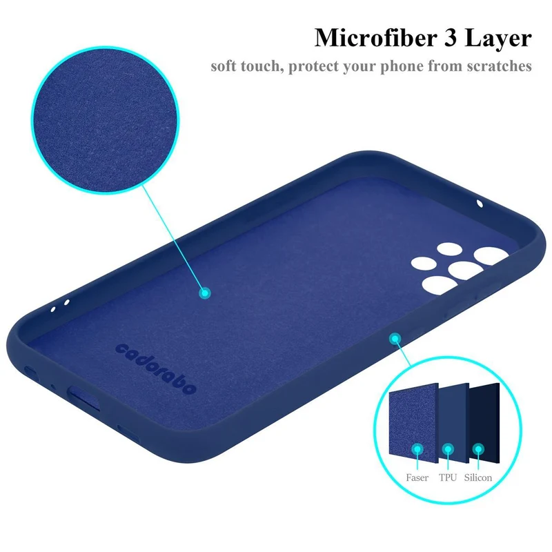 Cadorabo Hülle kompatibel mit Samsung Galaxy A32 4G Schutzhülle aus flexiblem TPU Silikon
