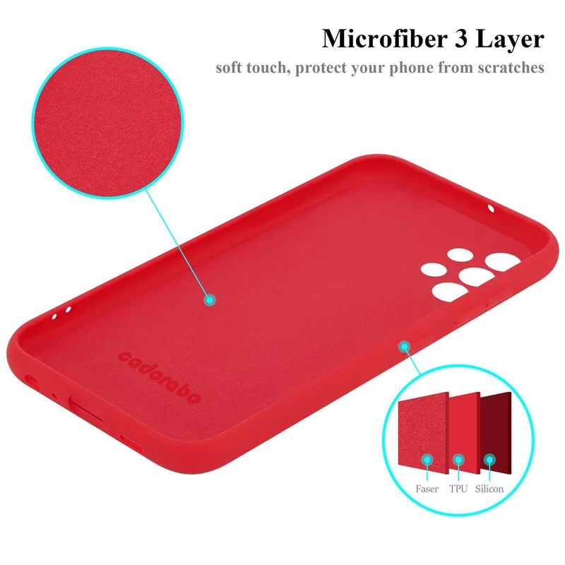 Cadorabo Hülle kompatibel mit Samsung Galaxy A32 4G Schutzhülle aus flexiblem TPU Silikon