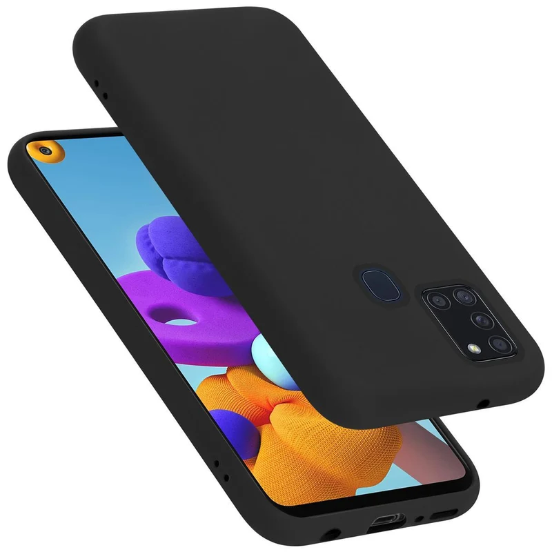 Cadorabo Hülle kompatibel mit Samsung Galaxy A21s Schutzhülle aus flexiblem TPU Silikon