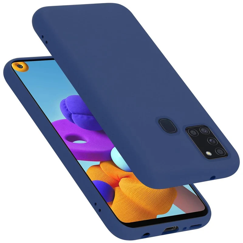 Cadorabo Hülle kompatibel mit Samsung Galaxy A21s Schutzhülle aus flexiblem TPU Silikon
