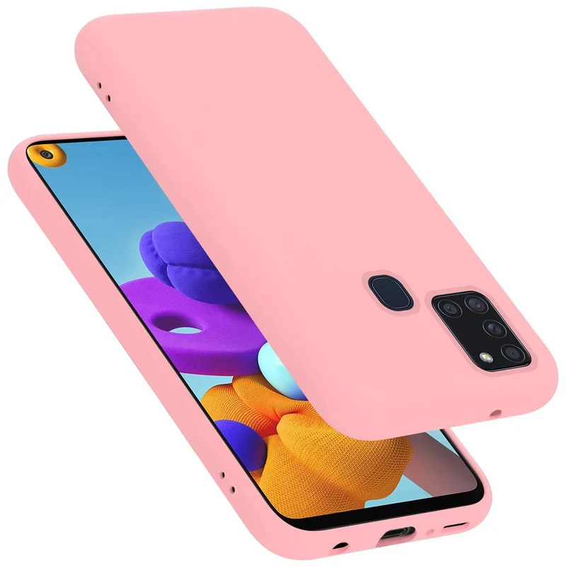 Cadorabo Hülle kompatibel mit Samsung Galaxy A21s Schutzhülle aus flexiblem TPU Silikon