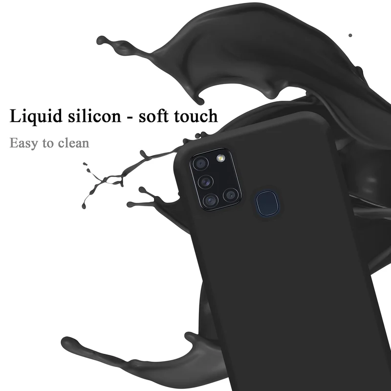 Cadorabo Hülle kompatibel mit Samsung Galaxy A21s Schutzhülle aus flexiblem TPU Silikon