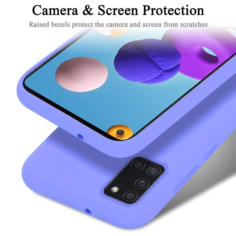 Cadorabo Hülle kompatibel mit Samsung Galaxy A21s Schutzhülle aus flexiblem TPU Silikon