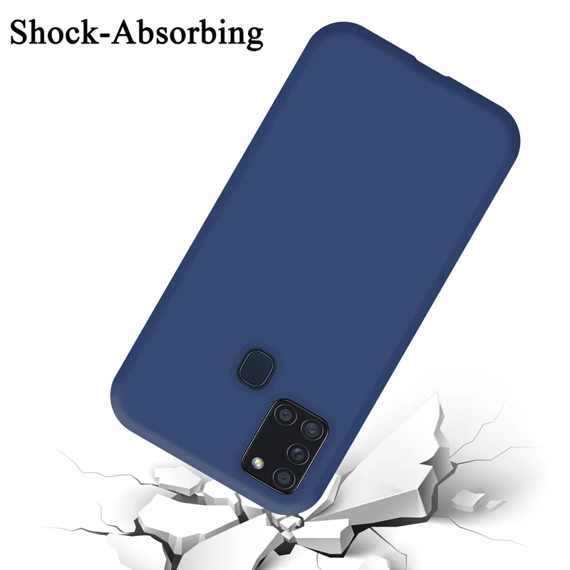 Cadorabo Hülle kompatibel mit Samsung Galaxy A21s Schutzhülle aus flexiblem TPU Silikon