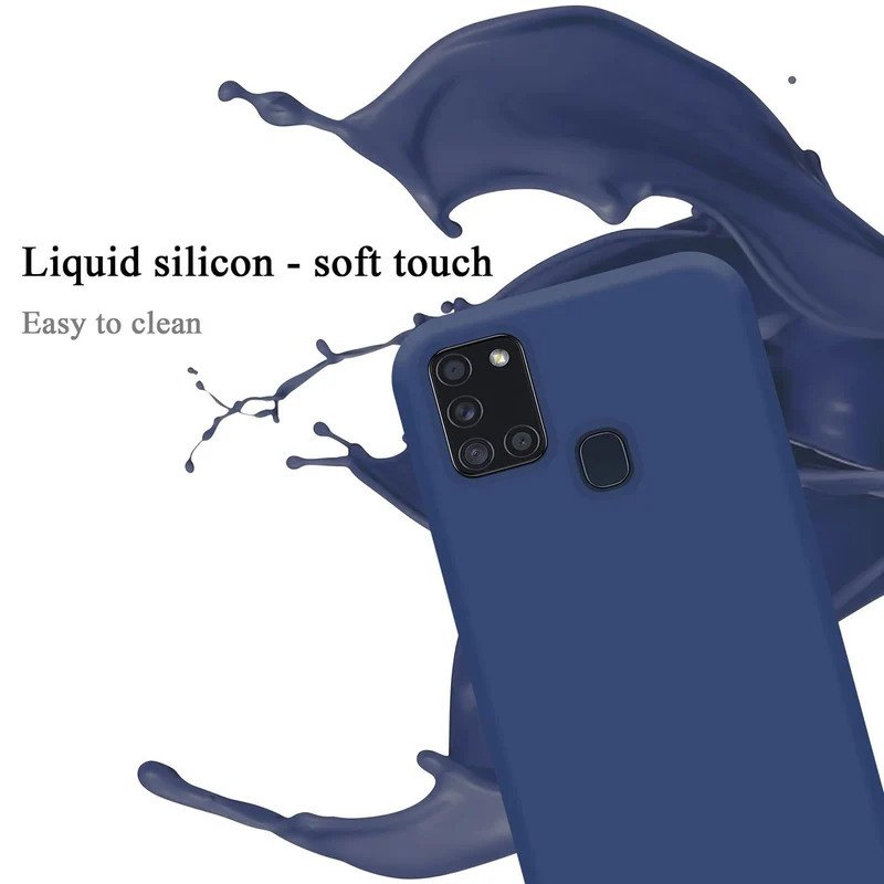 Cadorabo Hülle kompatibel mit Samsung Galaxy A21s Schutzhülle aus flexiblem TPU Silikon